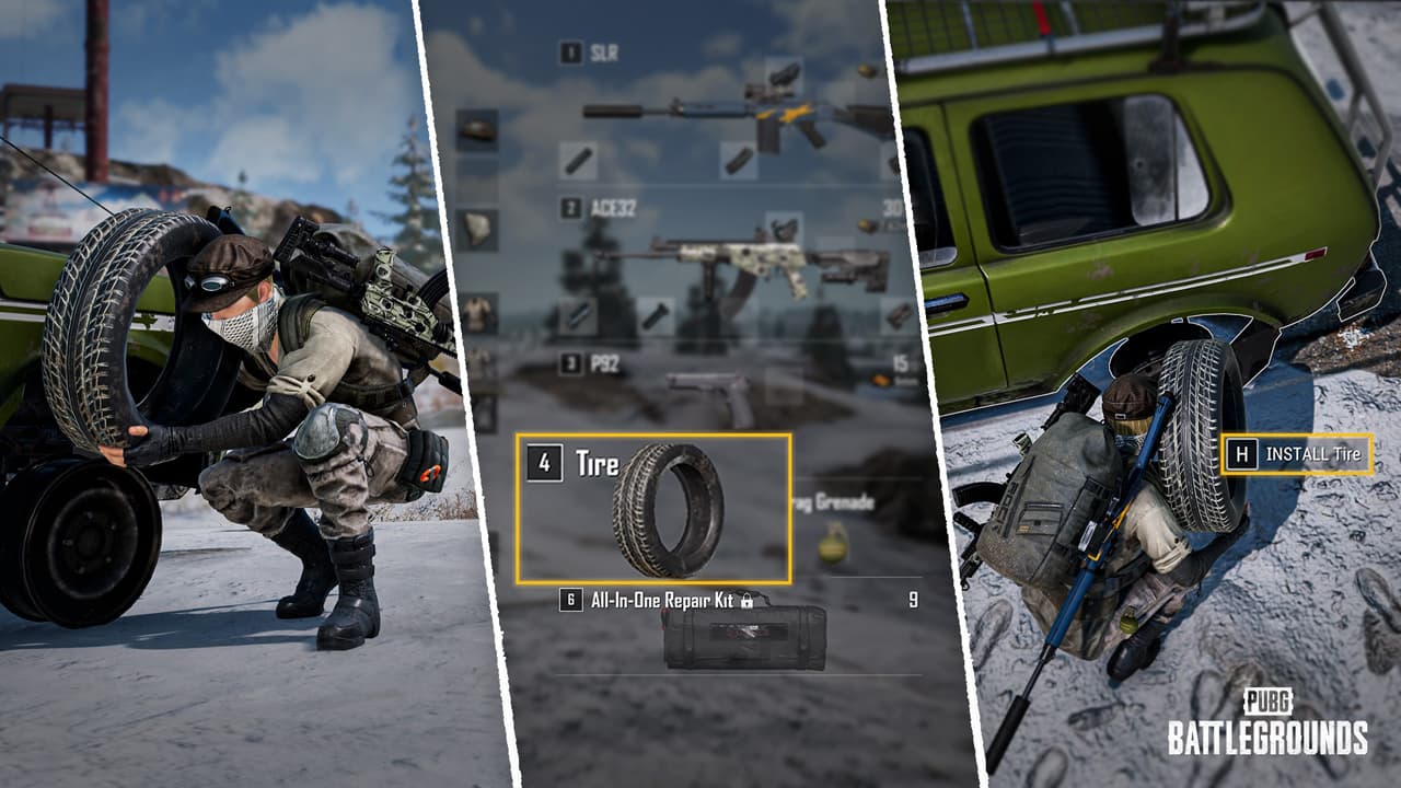 PUBG Battlegrounds Patch 24.1 Highlights Tactical Gear, Repair Kits